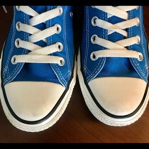 Bright Blue Converse Chuck Taylors